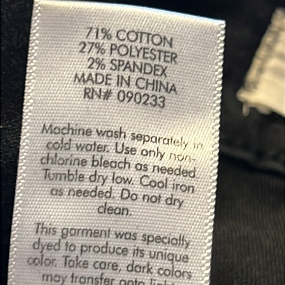 Bullhead Denim Co Womens Jeans 27 Black Midrise skinniest Cotton blend Stretch - Picture 7 of 9